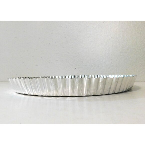 Pampered Chef Round Aluminum Tart Quiche Pan Textured Fluted Sides 10.5" - Picture 3 of 3